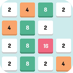2048 Champion Game Play on Gameaza