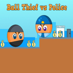 Ball Thief vs Police Game Play on Gameaza