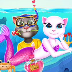 Cat Girl Valentine Story Deep Water Game Play on Gameaza